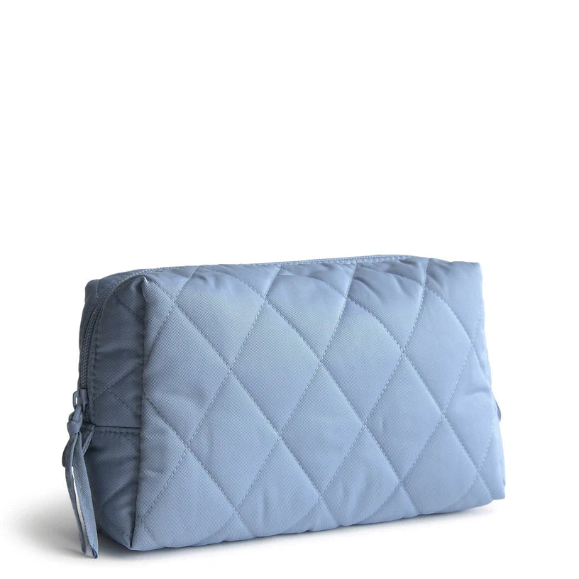 Vera Bradley Medium Cosmetic Bag, Soft Chambray